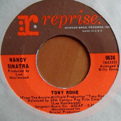 Nancy Sinatra – Tony Rome (LP, Vinyl Record Album)