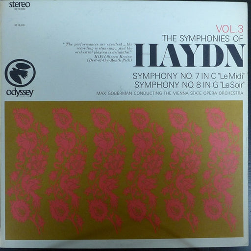 Joseph Haydn, Max Goberman, Orchester Der Wiener Staatsoper – The Symphonies Of Haydn Vol. 3 (LP, Vinyl Record Album)
