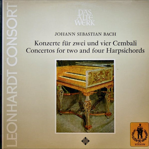 Johann Sebastian Bach, Leonhardt-Consort – Konzerte Für Zwei Und Vier Cembali / Concertos For Two And Four Harpsichords (LP, Vinyl Record Album)