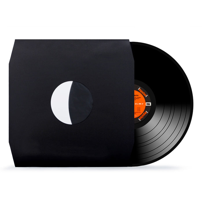 Black Paper & Plastic Poly-Lined Record Inner Sleeves 80 gr