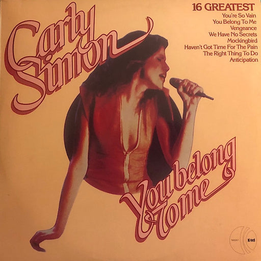 Carly Simon – You Belong To Me 16 Greatest Hits (LP, Vinyl Record Album)