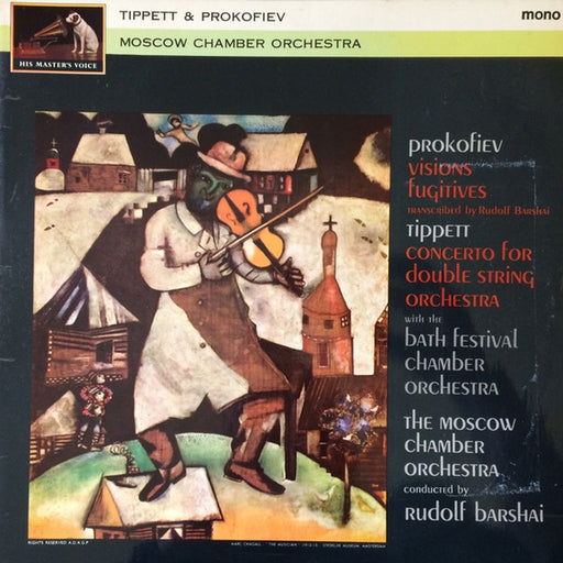 Sir Michael Tippett, Sergei Prokofiev, Moscow Chamber Orchestra, Bath Festival Chamber Orchestra, Rudolf Barshai – Concerto for Double String Orchestra / Visions Fugitives (LP, Vinyl Record Album)
