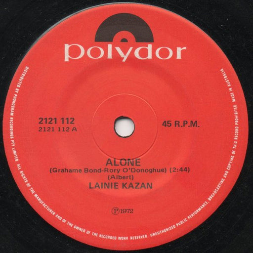 Lainie Kazan – Alone (LP, Vinyl Record Album)