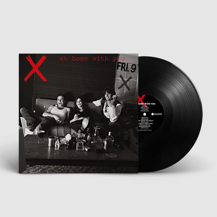 X – At Home With You LP vinyl record, image 2 of 2
