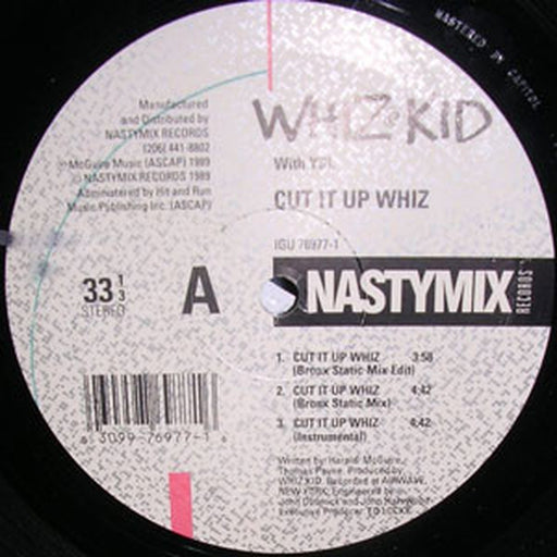 Whiz Kid, YSL – Cut It Up Whiz / Kick The Bass (LP, Vinyl Record Album)
