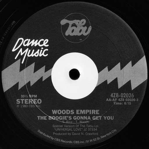 Woods Empire – The Boogie's Gonna Get You (LP, Vinyl Record Album)