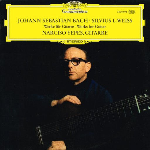 Johann Sebastian Bach, Sylvius Leopold Weiss, Narciso Yepes – Werke Für Gitarre = Works For Guitar (LP, Vinyl Record Album)