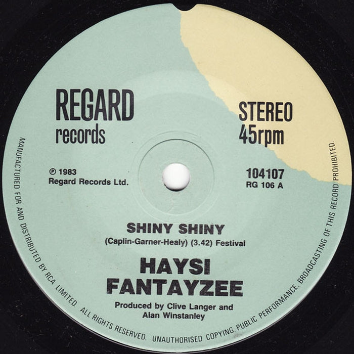 Haysi Fantayzee – Shiny Shiny (LP, Vinyl Record Album)