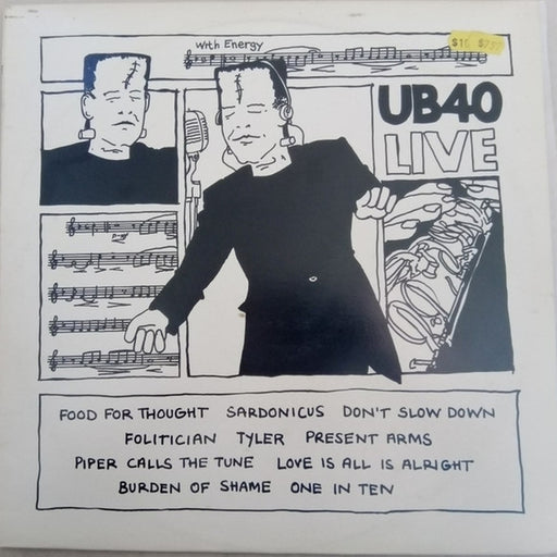 UB40 – Live (LP, Vinyl Record Album)