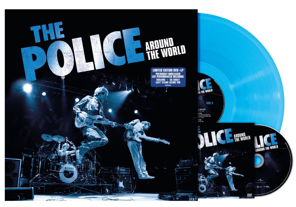 The Police – Around The World (Blue Vinyl) - Image 2