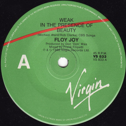 Floy Joy – Weak In The Presence Of Beauty (LP, Vinyl Record Album)