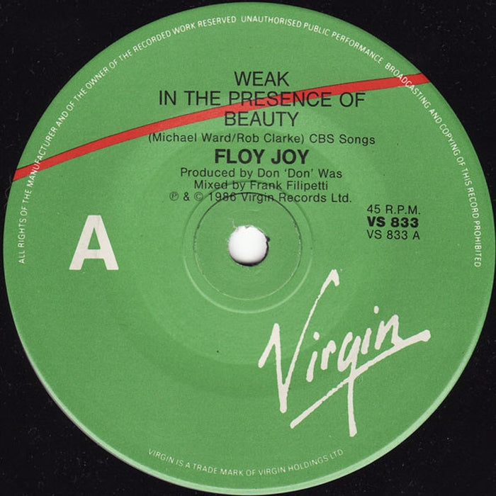 Floy Joy – Weak In The Presence Of Beauty (LP, Vinyl Record Album)