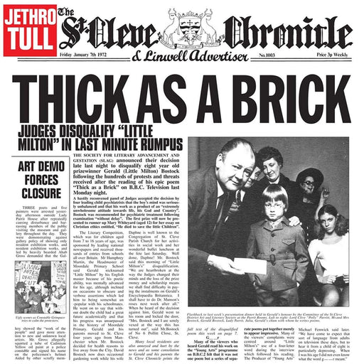 Jethro Tull – Thick As A Brick (LP, Vinyl Record Album)