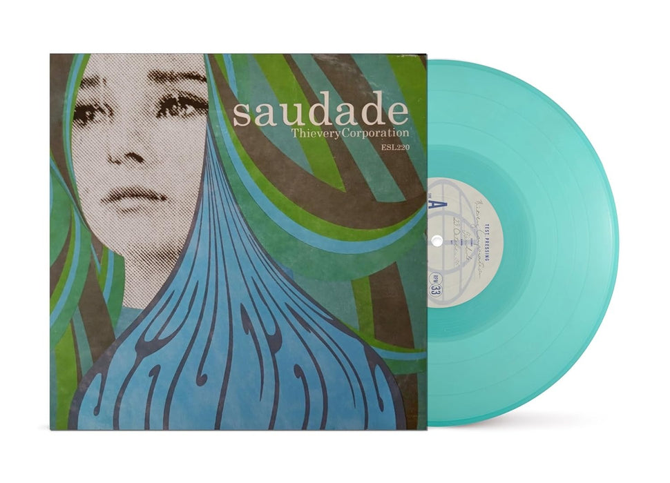Thievery Corporation – Saudade (Translucent Blue) LP vinyl record, image 2 of 2