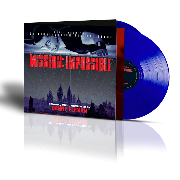 Danny Elfman – Mission Impossible (2xLP, 30th Anniversary Edition, Blue Vinyl) LP vinyl record, image 2 of 2