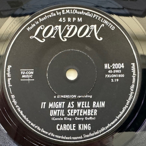 Carole King – It Might As Well Rain Until September (LP, Vinyl Record Album)