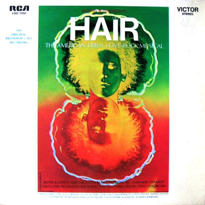 Various – Hair - The Original Broadway Cast Recording (LP, Vinyl Record Album)