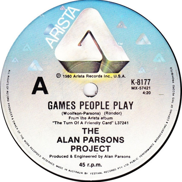The Alan Parsons Project – Games People Play (LP, Vinyl Record Album)