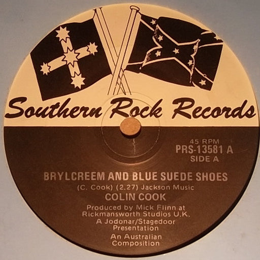 Colin Cook – Brylcreem And Blue Suede Shoes (LP, Vinyl Record Album)