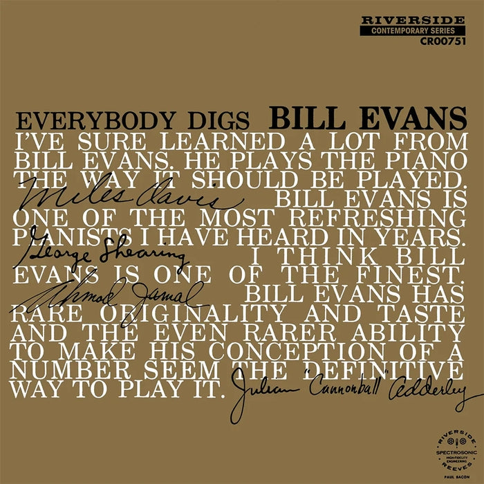 Bill Evans Trio – Everybody Digs Bill Evans (2xLP, 45rpm, Analogue Productions / Fantasy)