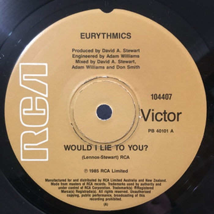 Eurythmics – Would I Lie To You? (LP, Vinyl Record Album)