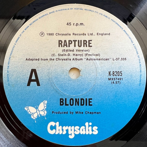 Blondie – Rapture (LP, Vinyl Record Album)