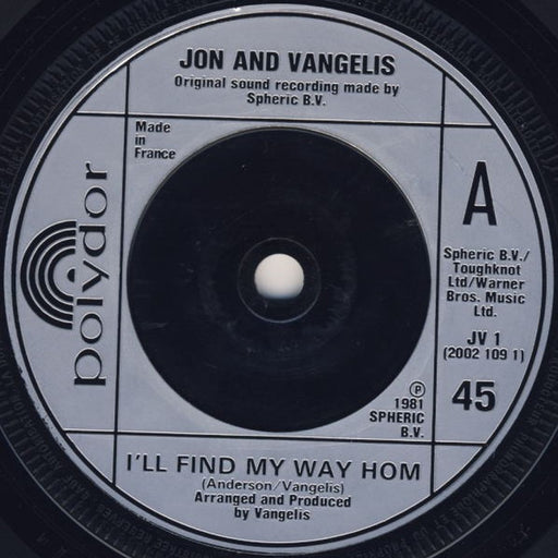 Jon & Vangelis – I'll Find My Way Home (LP, Vinyl Record Album)