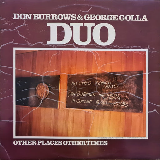 Don Burrows•George Golla Duo – Other Places Other Times (LP, Vinyl Record Album)