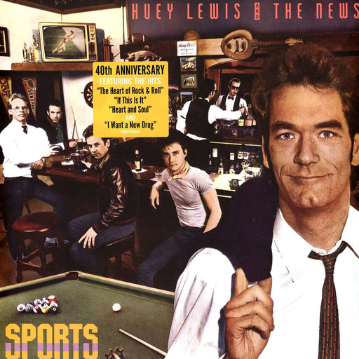 Huey Lewis and the News – Sports (40th Anniversary Edition) LP vinyl record, image 1 of 3