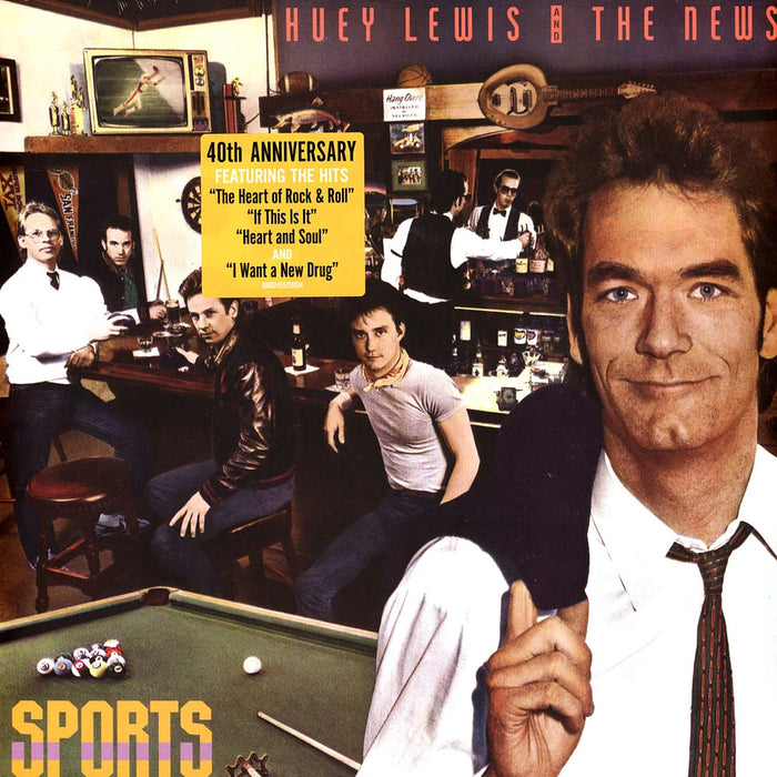 Huey Lewis and the News – Sports (40th Anniversary Edition) LP vinyl record, image 1 of 3