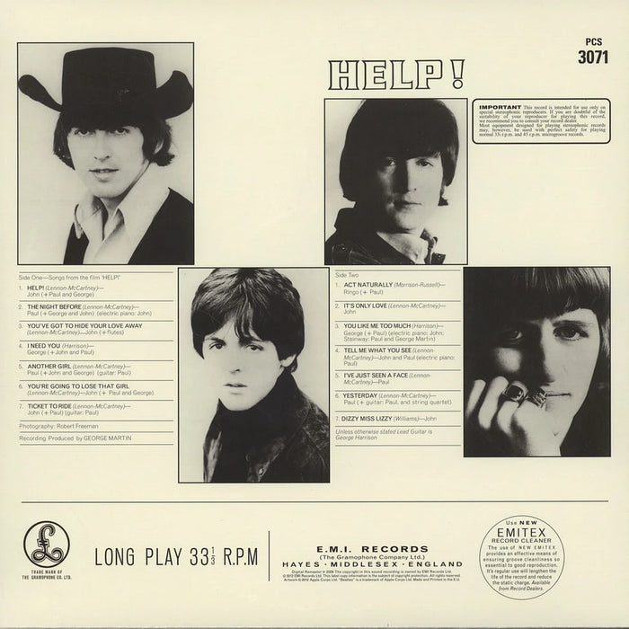 The Beatles – Help! LP vinyl record, image 2 of 3