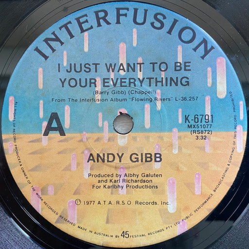 Andy Gibb – I Just Want To Be Your Everything (LP, Vinyl Record Album)