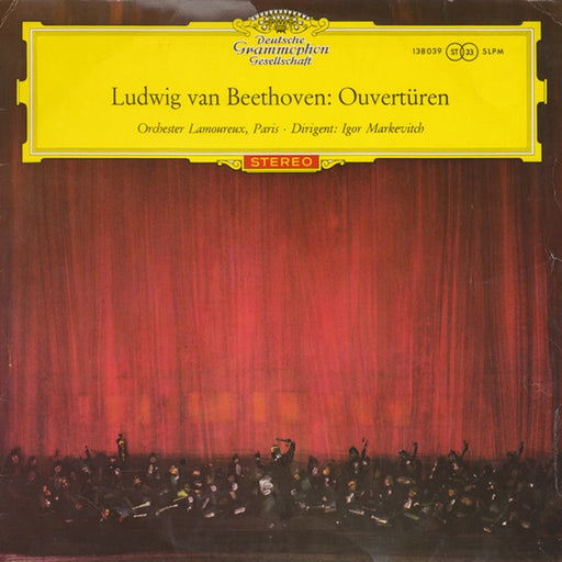 Ludwig van Beethoven, Orchestre Des Concerts Lamoureux, Igor Markevitch – Ouvertüren (LP, Vinyl Record Album)