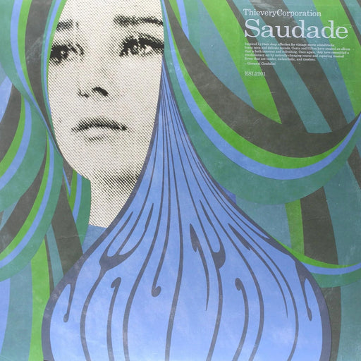 Thievery Corporation – Saudade (Translucent Blue) LP vinyl record, image 1 of 2