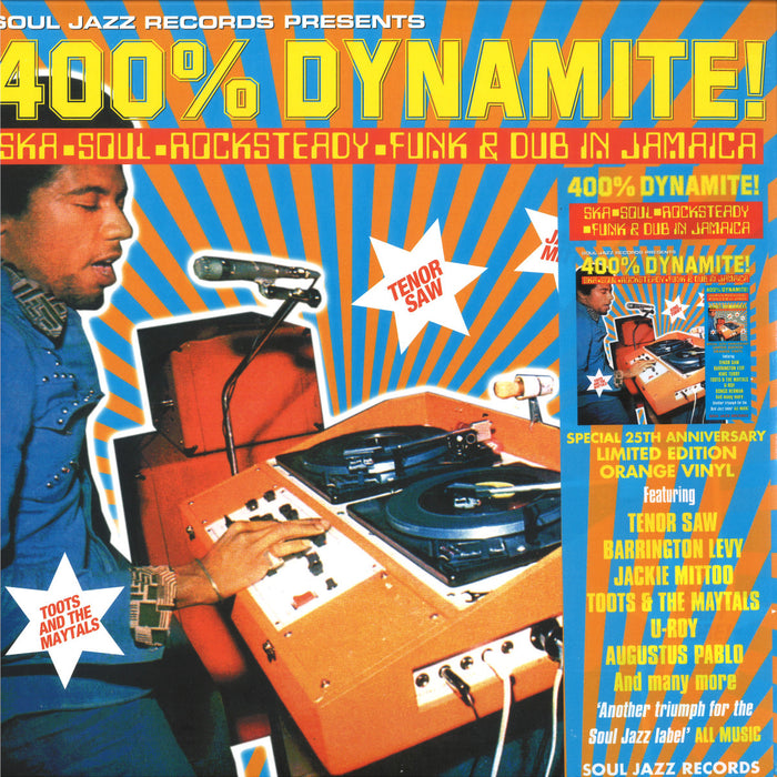 Various – 400% Dynamite! (2xLP) (Orange Vinyl) LP vinyl record, image 1 of 2
