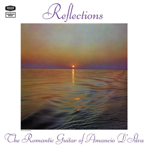 Amancio D'Silva – Reflections (The Romantic Guitar Of Amancio D'Silva), Clear vinyl) LP vinyl record, image 1 of 2