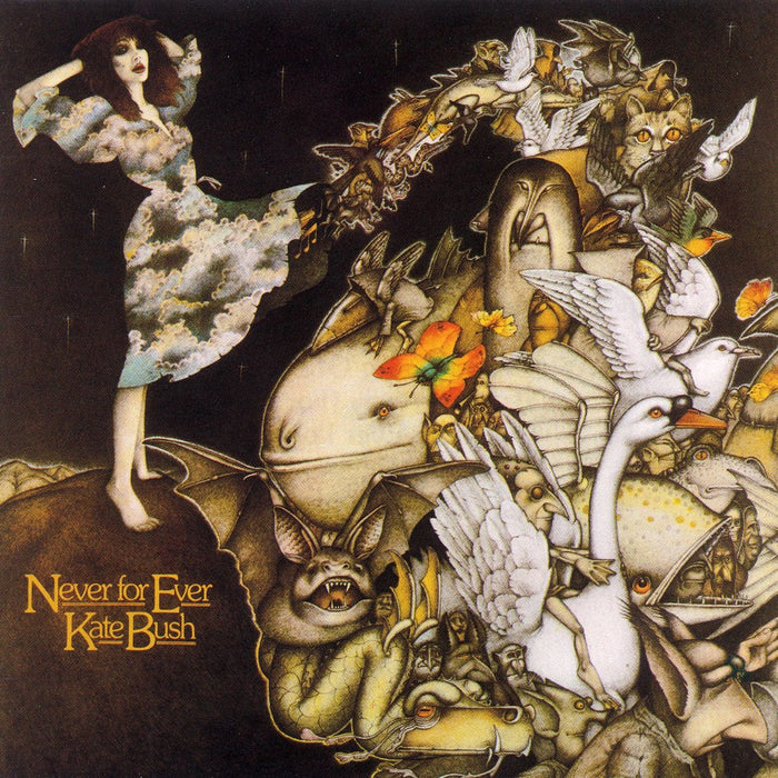 Kate Bush – Never For Ever LP vinyl record, image 1 of 2
