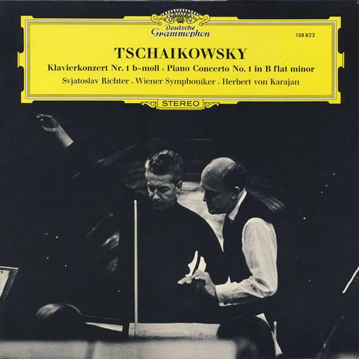 Pyotr Ilyich Tchaikovsky, Sviatoslav Richter, Herbert von Karajan, Wiener Symphoniker – Klavierkonzert Nr.1 B-moll · Piano Concerto No. 1 In B Flat Minor (LP, Vinyl Record Album)