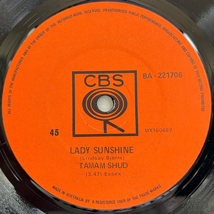 Tamam Shud – Lady Sunshine (LP, Vinyl Record Album)