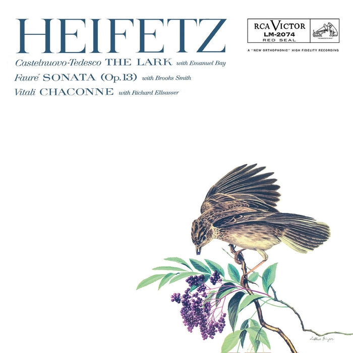 Jascha Heifetz – The Lark (LP, Vinyl Record Album)