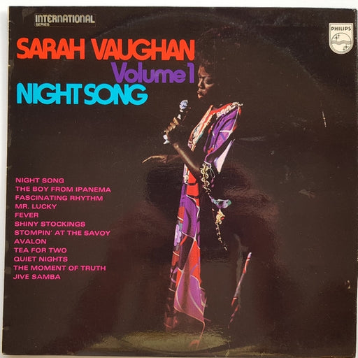 Sarah Vaughan – Volume 1: Night Song (LP, Vinyl Record Album)