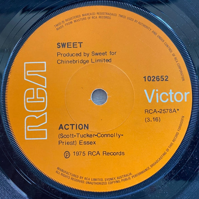 The Sweet – Action (LP, Vinyl Record Album)