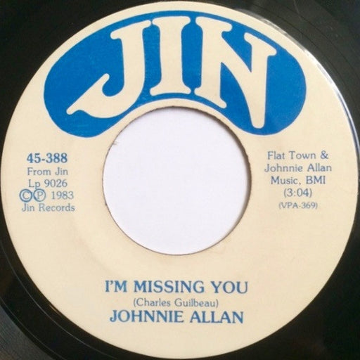 Johnnie Allan – I'm Missing You / Bonie Maronie (LP, Vinyl Record Album)