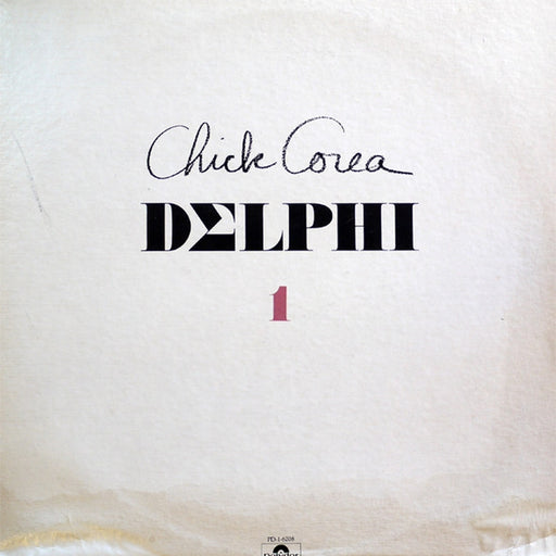 Chick Corea – Delphi 1 Solo Piano Improvisations (LP, Vinyl Record Album)