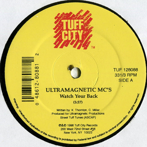 Ultramagnetic MC's – Watch Your Back (LP, Vinyl Record Album)