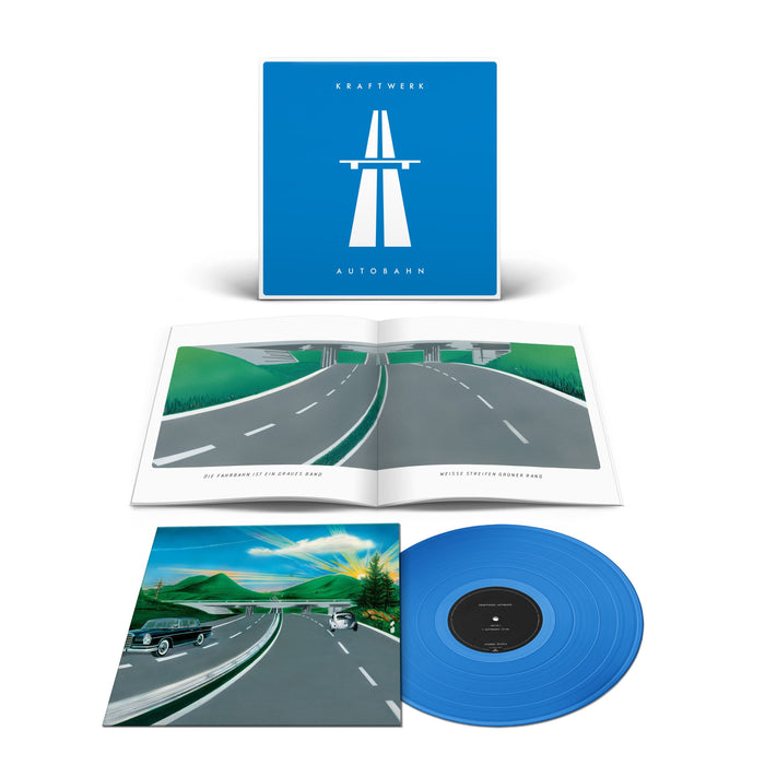 Kraftwerk – Autobahn (Blue vinyl) LP vinyl record, image 2 of 2