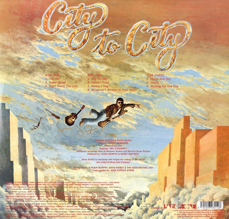 Gerry Rafferty – City To City (2xLP, Half-Speed Master) - Image 3