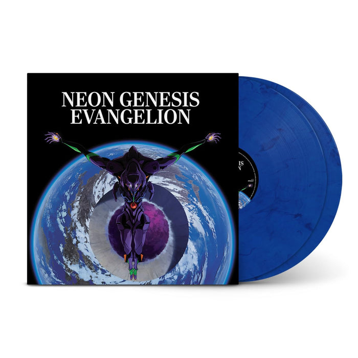 Shiro Sagisu – Neon Genesis Evangelion (2xLP, Blue with Black) - Image 2