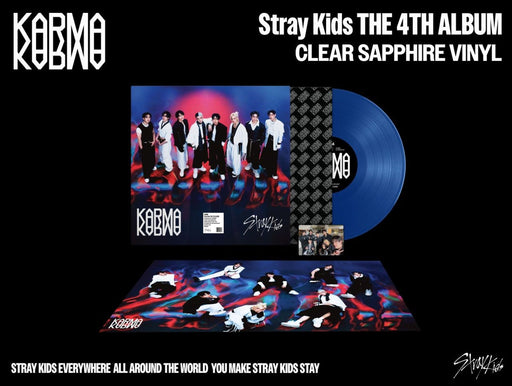 Stray Kids – KARMA (Clear Saphire Vinyl) - Image 1