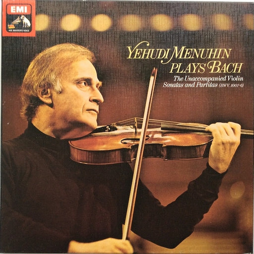 Yehudi Menuhin, Johann Sebastian Bach – The Unaccompanied Violin Sonatas And Partitas (BWV. 1001-6) (LP, Vinyl Record Album)